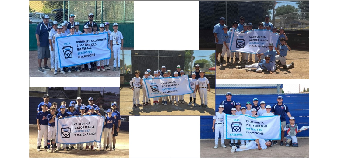 2025 Season Baseball Championship Banners